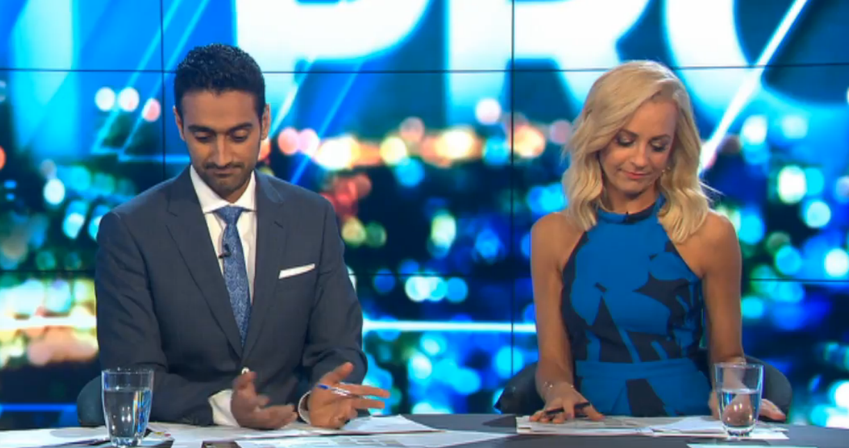 Carrie Bickmore And Waleed Aly Were Left Speechless After This Happened On The Project Last 